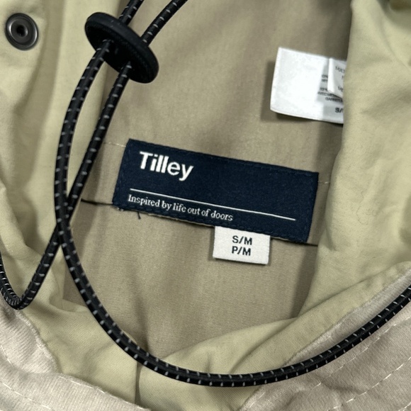 Tilley Trek Bungee Cord Drawstring Nylon Brim Hiking Sun Hat Mens S/M - Picture 5 of 8